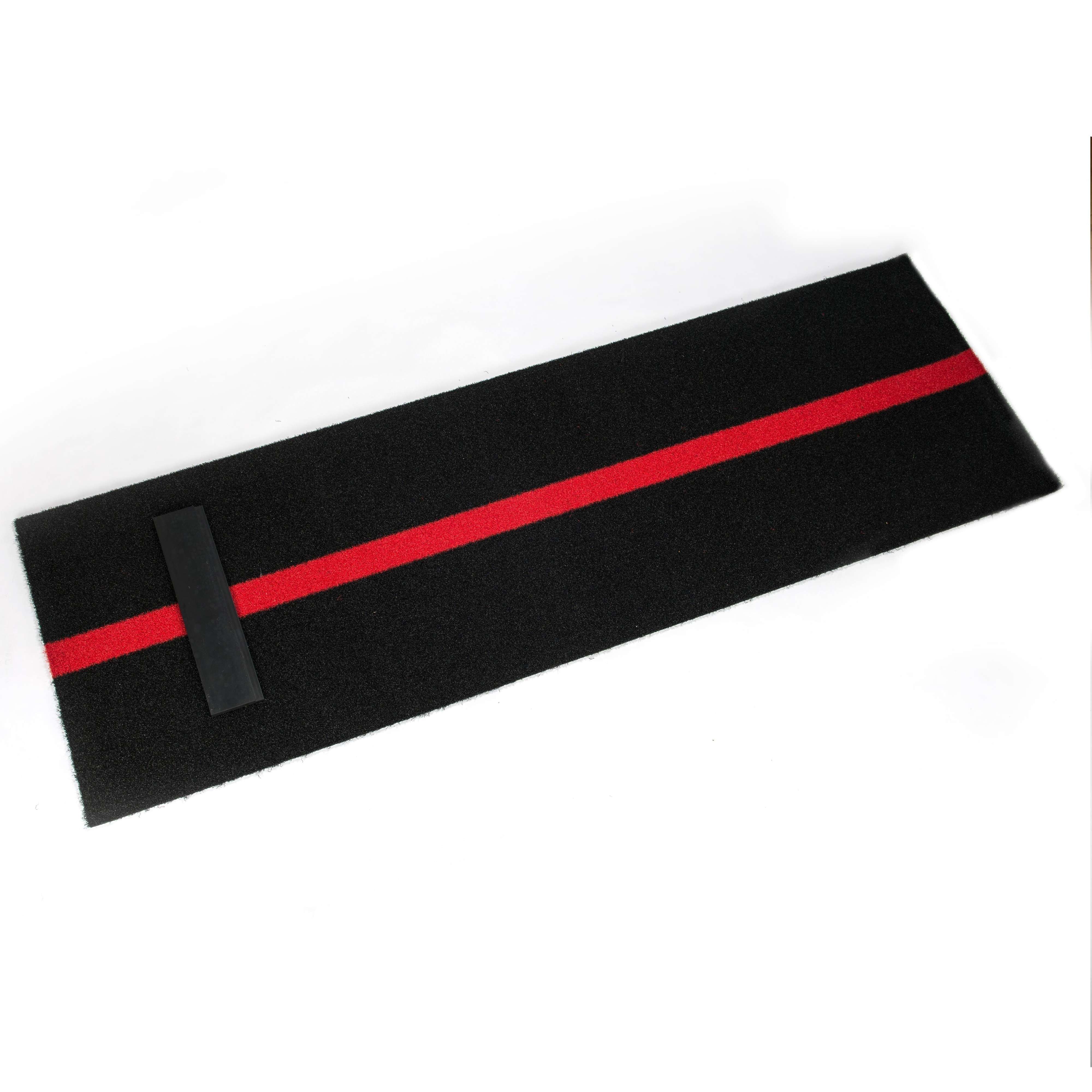 StrideRightMat Baseball & Softball Pitching Training Mat – 3'x7' Setup And Stride Trainer